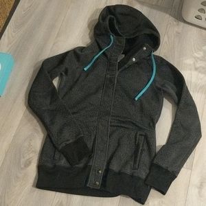Billabong hoodie jacket full button zip closure